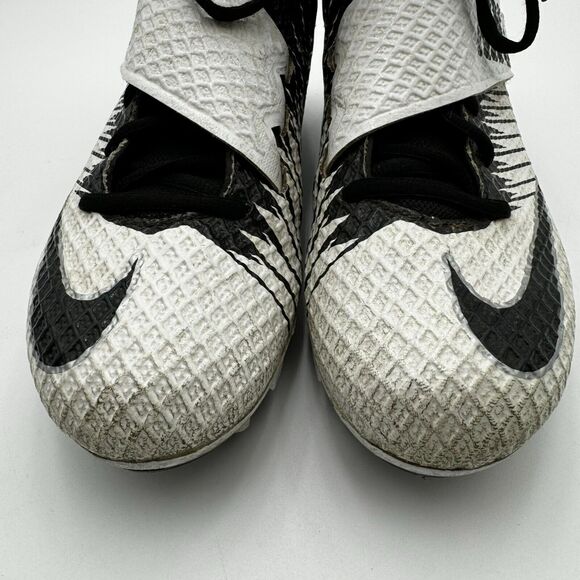 NIKE | Men's size‎ 10 Cleats Black/White Lunarbeast Strike Pro TD Football Shoes - Picture 4 of 9